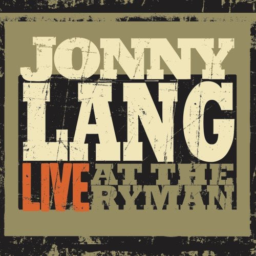 Jonny Lang: Live At The Ryman - COMPACT DISCS