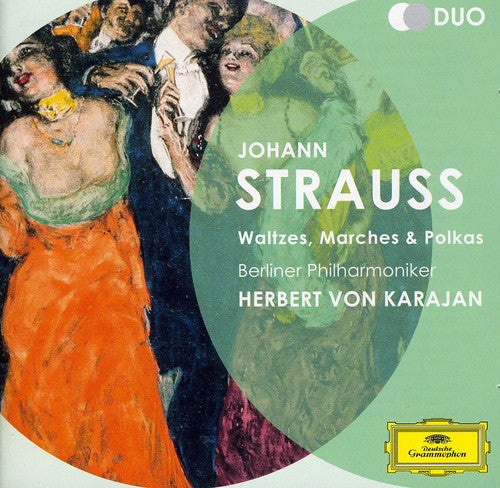 Berliner Philharmoniker/Herbert Karajan: Strauss II. J.: Waltzes Marches & Polkas - COMPACT DISCS
