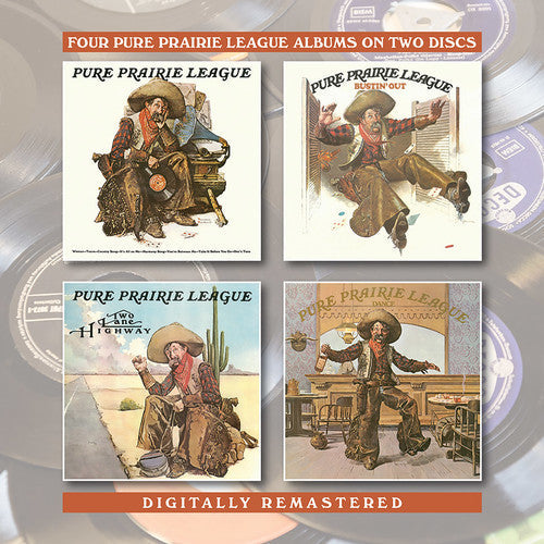 Pure Prairie League: Pure Prairie League / Bustin Out / Two Lane Highway / Dance - COMPACT DISCS