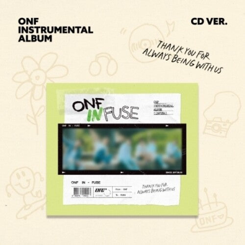 Onf: Infuse - Instrumental Album - incl. 7pc Mini-Poster, 52pf Photobook, Photocard, Poster + Sticker - COMPACT DISCS
