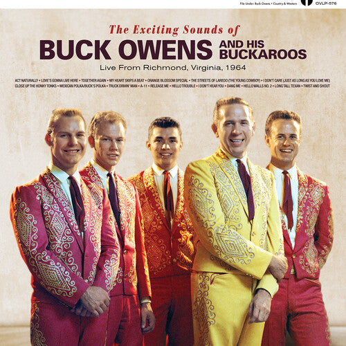 Buck Owens & His Buckaroos: The Exciting Sounds of Buck Owens And His Buckaroos Live From Richmond Virginia, 1964 (Strawberry Jam Colored Vinyl) - VINYL