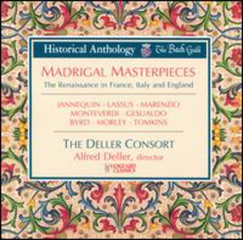 Deller Consort: Madrigal Masterpieces - COMPACT DISCS