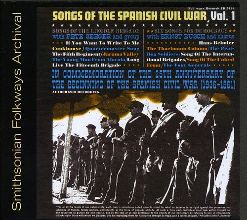 Pete Seeger: Songs of the Spanish Civil War 1: Lincoln Brigade - COMPACT DISCS