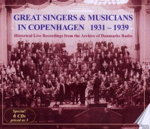 Beethoven / Wagner / Mozart: Great Singers & Musicians in Copenhagen 1931-1939 - COMPACT DISCS