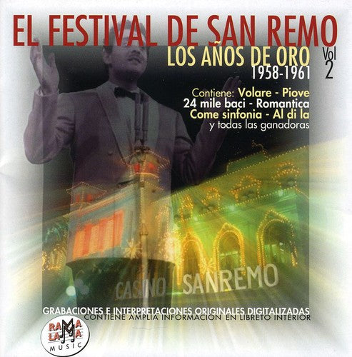 El Festival De San Remo Los Anos De Oro V2 58-61: El Festival De San Remo Los Anos De Oro Vol 2 1958-1961 / Various - COMPACT DISCS