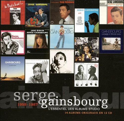 Serge Gainsbourg: L'essentiel Des Albums Studio 1958 - 1987 - COMPACT DISCS