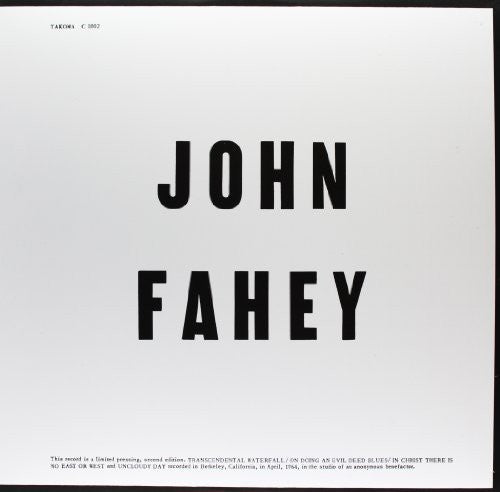 John Fahey: Blind Joe Death - VINYL