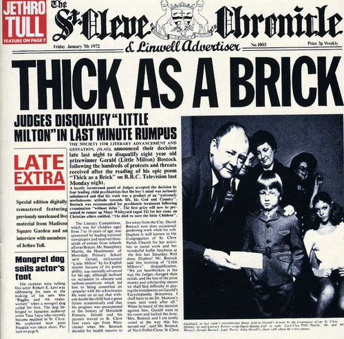 Jethro Tull: Thick As A Brick (+ Bonus Tracks) - COMPACT DISCS
