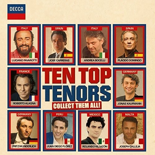 Various Artists: Ten Top Tenors - COMPACT DISCS