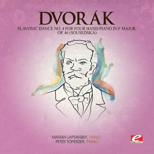 Dvorak: Slavonic Dance 4 Four Hand Piano F Maj 46 - COMPACT DISCS