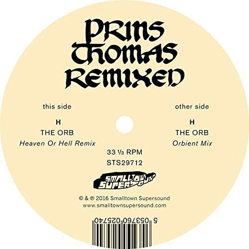 Prins Thomas: The Orb Remixes - VINYL