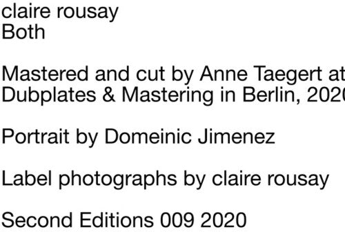 Rousay, Claire: Both - VINYL