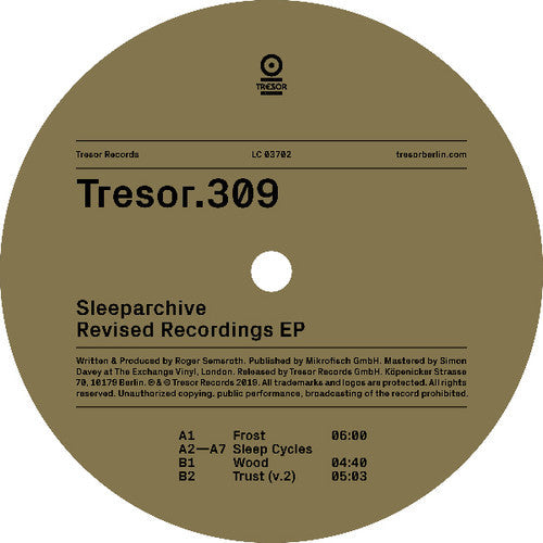 Sleeparchive: Revised Recordings - VINYL