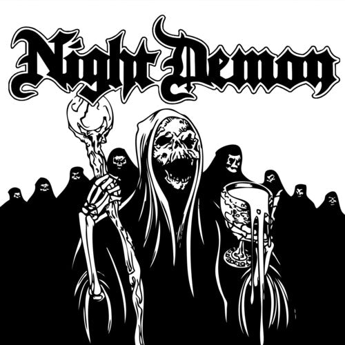 Night Demon: Night Demon  / Deluxe Reisuue LP (Black/White Smash Vinyl) - VINYL