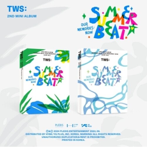 TWS: Summer Beat! - Random Cover - incl. 116pg Photobook, Zipper Pouch, Paper Sachet, Message, Sticker Pack, Slide Film, Photocard + Frame - COMPACT DISCS