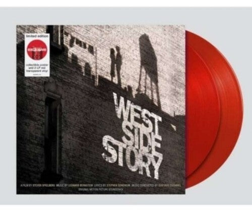 Leonard Bernstein: West Side Story (Original Soundtrack) - Red Colored Vinyl with Poster - VINYL