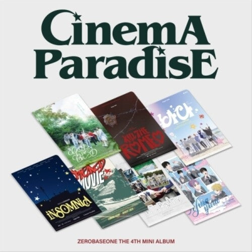 Zerobaseone: Cinema Paradise - Zerose - Random Cover - incl. Postcard Book, Postcard, Photocard, Unit Photocard + 3 Stickers - COMPACT DISCS