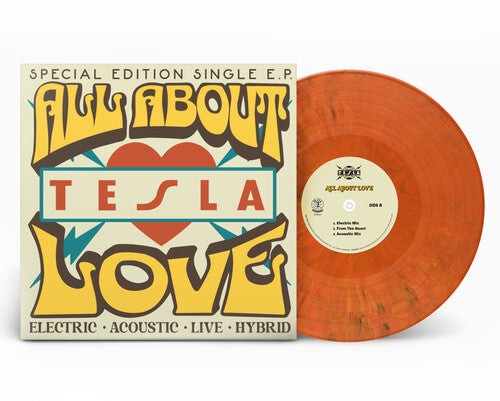Tesla: All About Love - Orange - VINYL