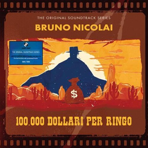 Bruno Nicolai: 100000 Dollari Per Ringo (Original Soundtrack) - Limited 180-Gram Transparent Orange Colored Vinyl with CD - VINYL