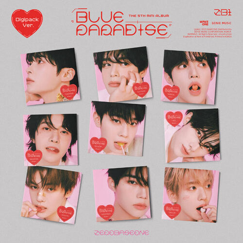 Zerobaseone: Blue Paradise - Digipack Random Cover Version - incl. Photocards, Band Sticker, Medicine Envelop, Lovesick Card, Prescription Card + Poster - COMPACT DISCS