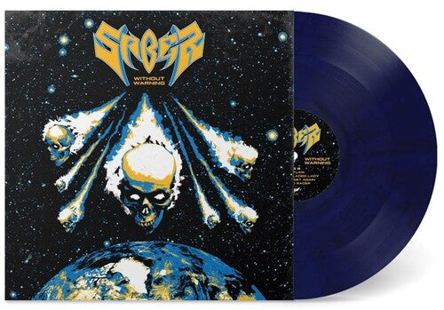 Saber: Without Warning - Deep Blue Marble Vinyl - VINYL
