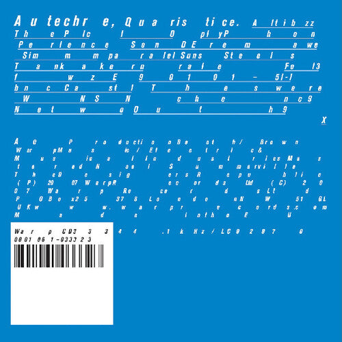 Autechre: Quaristice - VINYL