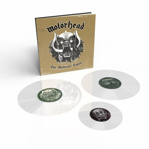 Motorhead: Manticore Tapes [Deluxe Bookpack]   [Clear 2xLP / 7" Single] - VINYL